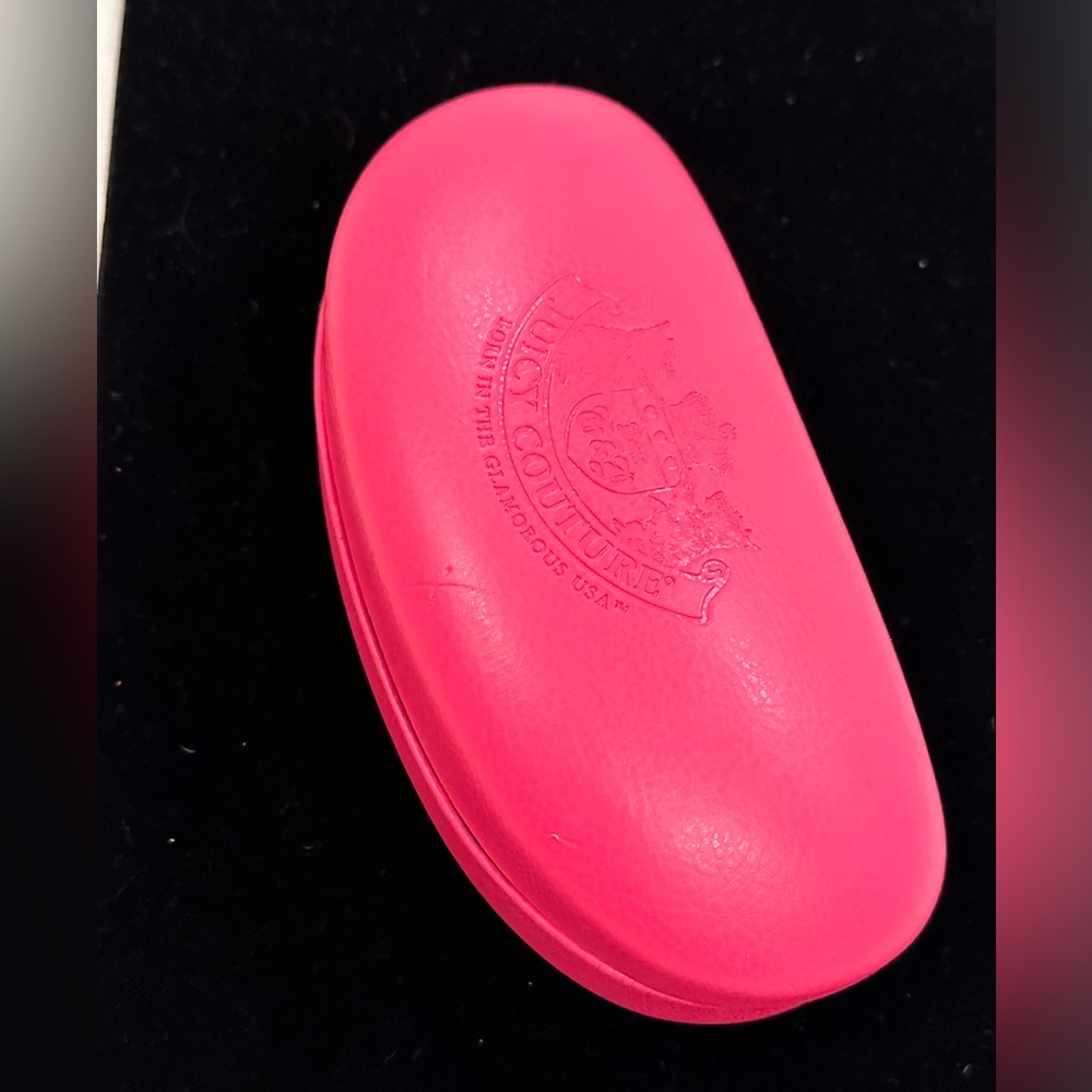Juicy Couture Pink Hard Shell Sunglasses Case
